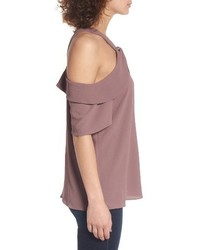 Leith Ruffle Off The Shoulder Top
