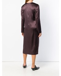 Helmut Lang Midi Crinkle Dress