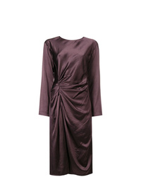 Helmut Lang Midi Crinkle Dress