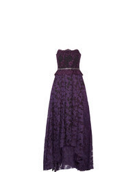 Badgley Mischka Lace And Fil Coup Gown
