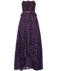 Badgley Mischka Lace And Fil Coup Gown