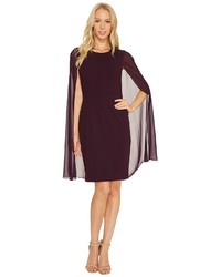 Calvin Klein Sheath Dress With Cape Cd6b114c Dress