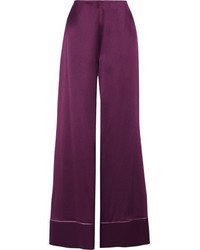 Dark Purple Silk Pants