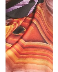 Givenchy Flame Mineral Silk Square Scarf