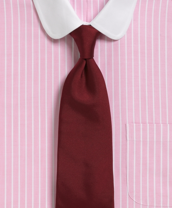 $225 NWT Brooks Brothers Golden Fleece® men's 7-Fold Navy 3.6" satin silk tie 