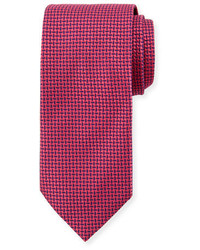 Eton Micro Neat Silk Tie Red