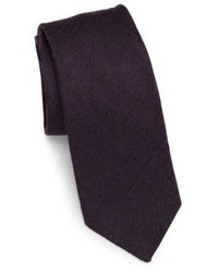 Burberry Textured Solid Silk Tie