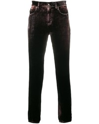 Saint Laurent Velvet Skinny Jeans