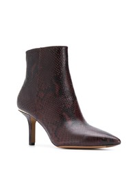 Michael Kors Collection Michl Kors Collection Keke Embossed Ankle Boots