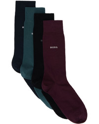 BOSS Four Pack Multicolor Socks