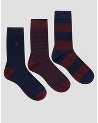 Jack Wills Socks In 3 Pack