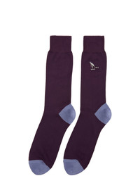 Paul Smith Purple London Parks Socks