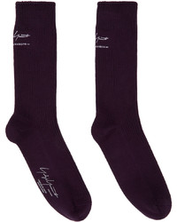Yohji Yamamoto Purple Military Socks