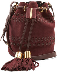 See by Chloe See By Chlo Vicki Small Suede Cross Body Bucket Bag