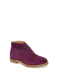 Dark Purple Suede Desert Boots