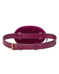 Gucci Gg Marmont Matelass Velvet Belt Bag