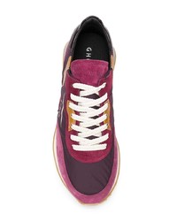 Ghoud Panelled Lace Up Sneakers