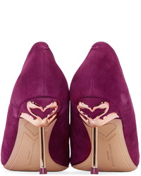 Sophia Webster Purple Coco Flamingo Heels