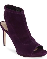 Dark Purple Suede Sandals