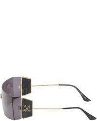 RetroSuperFuture Black Pianeta Sunglasses