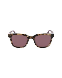 Converse Rise Up 51mm Sunglasses In Khaki Tortoise At Nordstrom