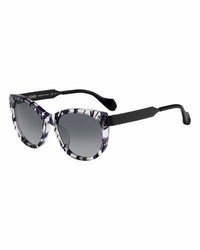 Fendi Slicky Square Streaked Sunglasses