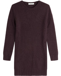 Dark Purple Sweater Dress