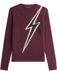 Marc Jacobs Distressed Wool Pullover