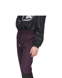 Givenchy Purple Two Toned Vertical Lounge Pants