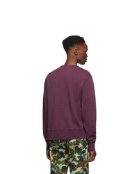Acne Studios Purple Fynn Sweatshirt