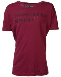 Enfants Riches Deprimes Distressed T Shirt