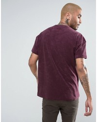 Puma Towelling T Shirt In Purple To Asos 57533304