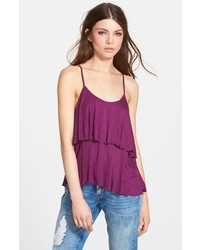 Band Of Gypsies Double Layer Crochet Inset Tank
