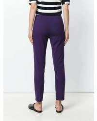 Les Copains Tapered Cropped Trousers