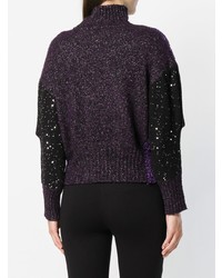 Just Cavalli Lurex Turtleneck Sweater