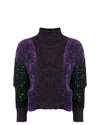 Just Cavalli Lurex Turtleneck Sweater