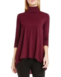 Vince Camuto Mixed Media Turtleneck