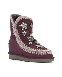 Mou Crystal Embellished Boots