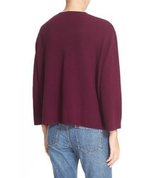 The Kooples Lace Up Wool Cashmere Sweater
