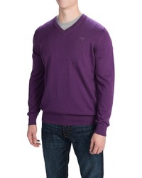Barbour Pima Cotton Sweater V Neck