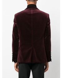 Karl Lagerfeld Velvet Button Up Jacket
