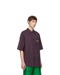 Prada Purple Stripe Shirt