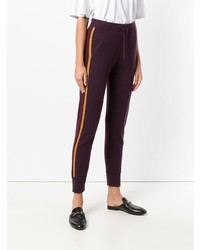 N.Peal Striped Knitted Track Pants