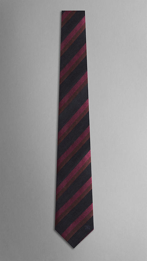 burberry striped tie