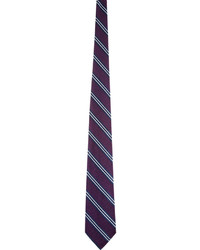 Barneys New York Striped Silk Jacquard Tie