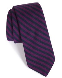 Todd Snyder White Label Stripe Cotton Silk Tie