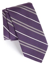 Todd Snyder White Label Stripe Silk Cotton Tie