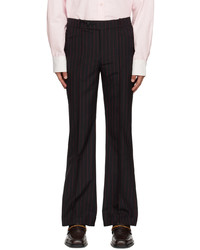 Ernest W. Baker Black Stripe Trousers