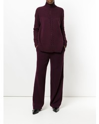 Barrie Wide Leg Knitted Trousers