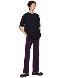 Yuki Hashimoto Purple Flared Trousers